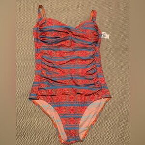 NWT. Pursuit one piece swimsuit in gorgeous bright colors. Size 16.